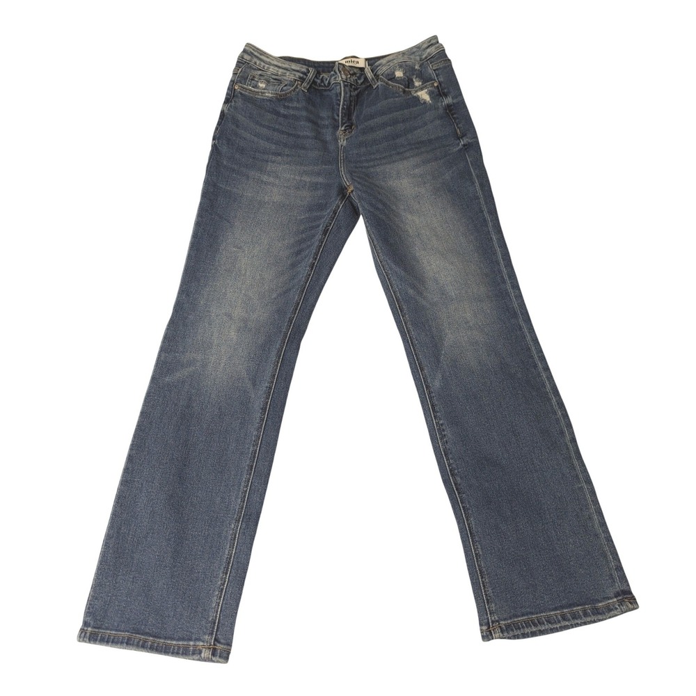 Mica Denim‎ Los Angeles Womens Size 30 Medium Wash High Rise Straight Leg Jeans